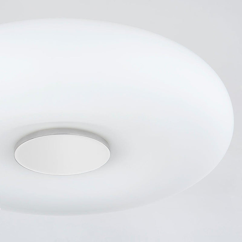 Lighting - Flush Mount Imani 1 Light Flush Mount // Polished Nickel 