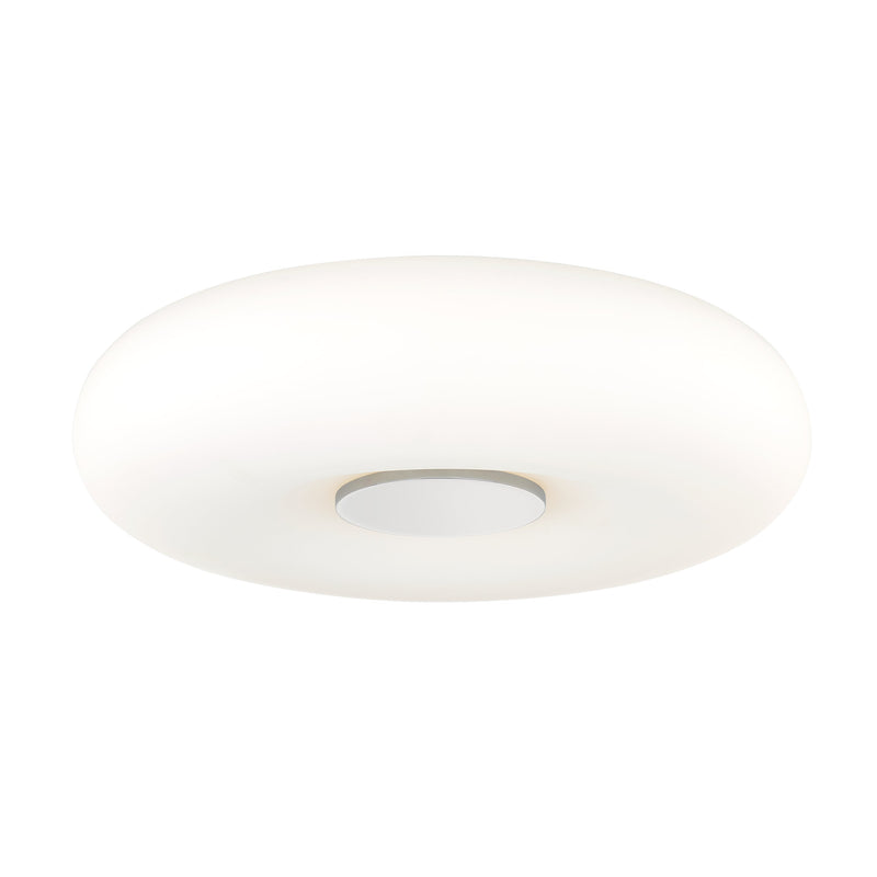 Lighting - Flush Mount Imani 1 Light Flush Mount // Polished Nickel 