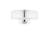 Lighting - Flush Mount Iona 1 Light Flush Mount // Polished Nickel 