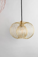 Lighting - Flush Mount Jasmine 1 Light Flush Mount // Gold Leaf 