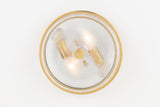 Lighting - Flush Mount Lacey 2 Light Flush Mount // Aged Brass 