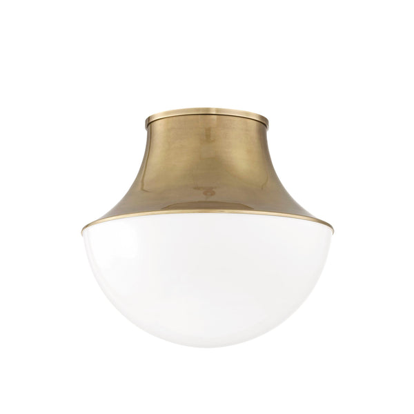 Lighting - Flush Mount Lettie Large Flush Mount // Aged Brass 