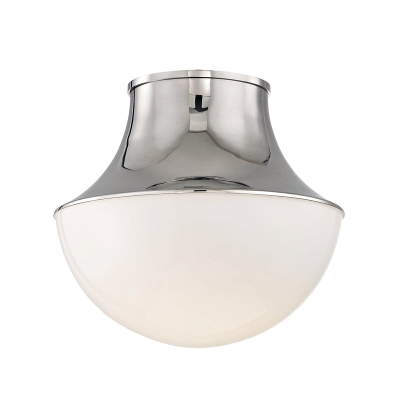 Lighting - Flush Mount Lettie Large Flush Mount // Polished Nickel 