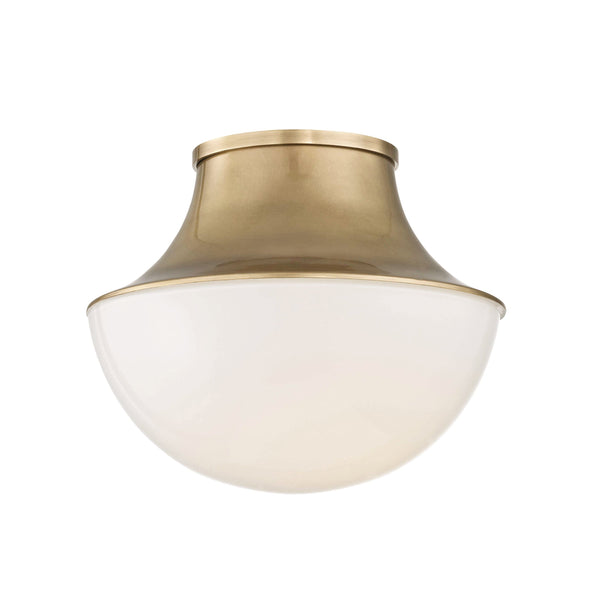 Lighting - Flush Mount Lettie Small Flush Mount // Aged Brass 