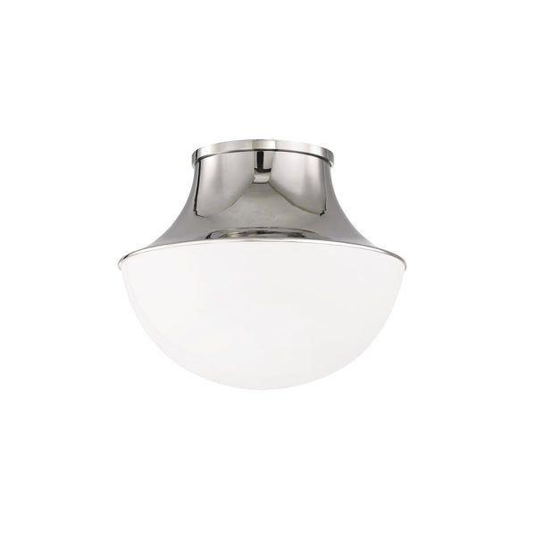 Lighting - Flush Mount Lettie Small Flush Mount // Polished Nickel 