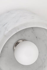 Lighting - Flush Mount Loris 1 Light Flush Mount // Polished Nickel // Large 