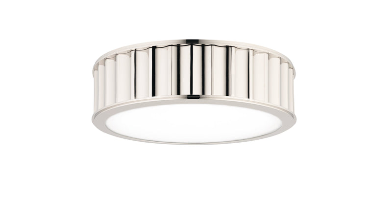 Lighting - Flush Mount Middlebury 2 Light Flush Mount // Polished Nickel // Small 