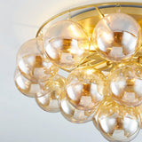 Lighting - Flush Mount Mimi 6 Light Flush // Aged Brass 