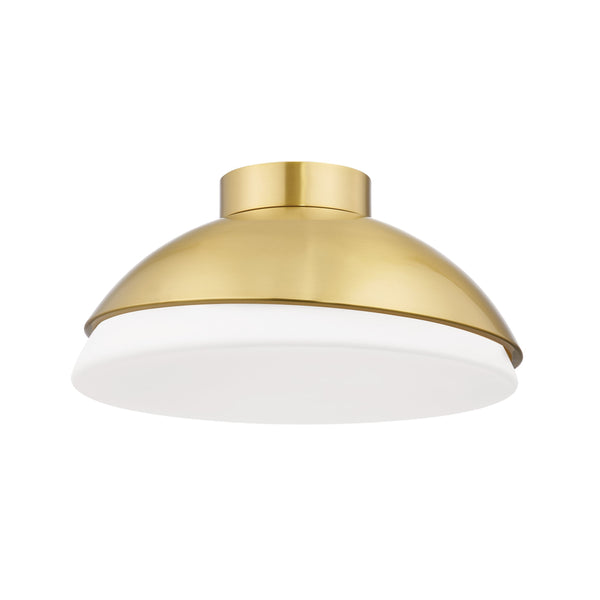 Lighting - Flush Mount Morse 2 Light Flush Mount // Aged Brass 