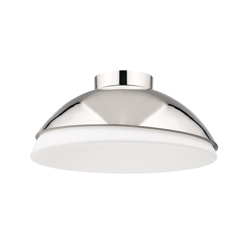 Lighting - Flush Mount Morse 3 Light Flush Mount // Polished Nickel 