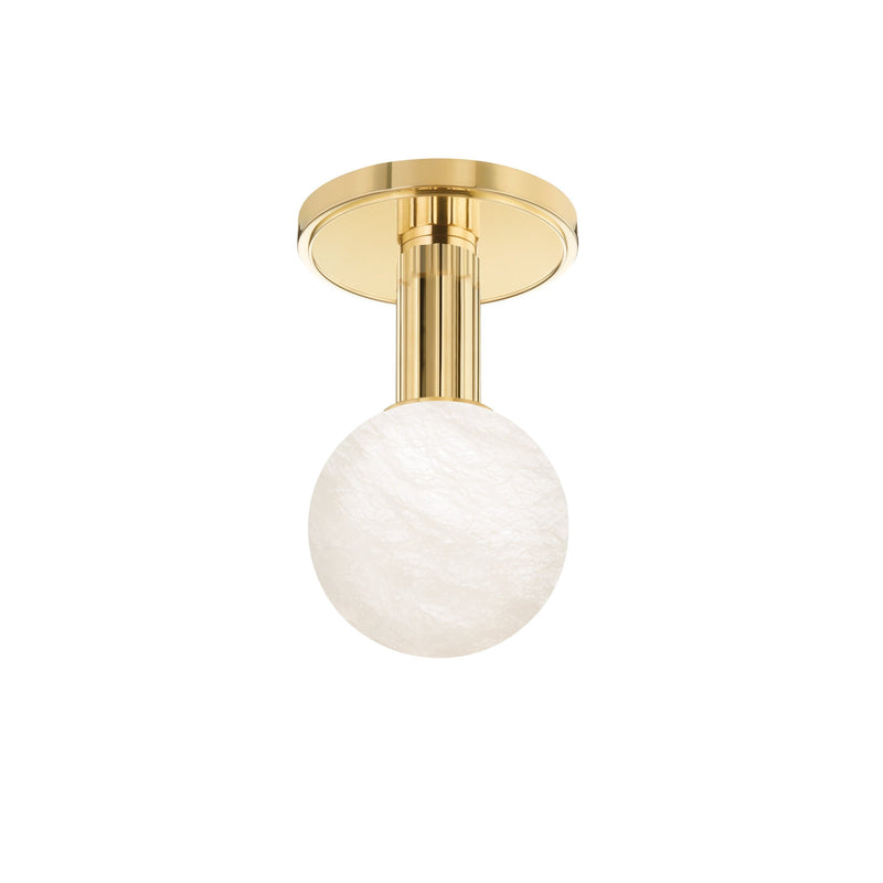 Lighting - Flush Mount Murray Hill 1 Light Flush Mount // Aged Brass 