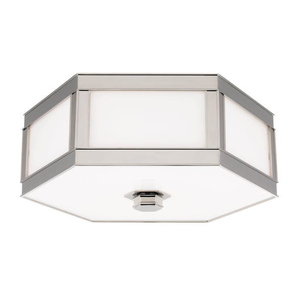 Lighting - Flush Mount Nassau 2 Light Flush Mount // Polished Nickel 