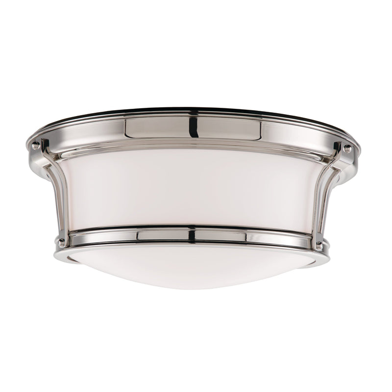 Lighting - Flush Mount Newport 2 Light Flush Mount // Polished Nickel // Large 