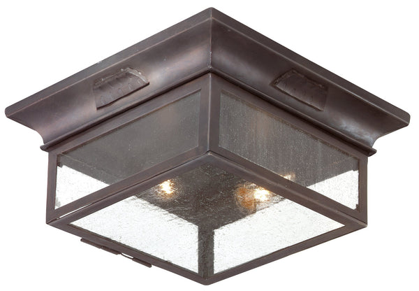 Lighting - Flush Mount Newton 2 Light Flush // Old Bronze 