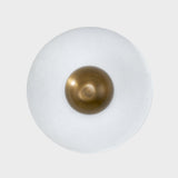 Lighting - Flush Mount Noah 1 Light Flush Mount // Patina Brass 