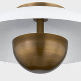 Lighting - Flush Mount Noah 1 Light Flush Mount // Patina Brass 