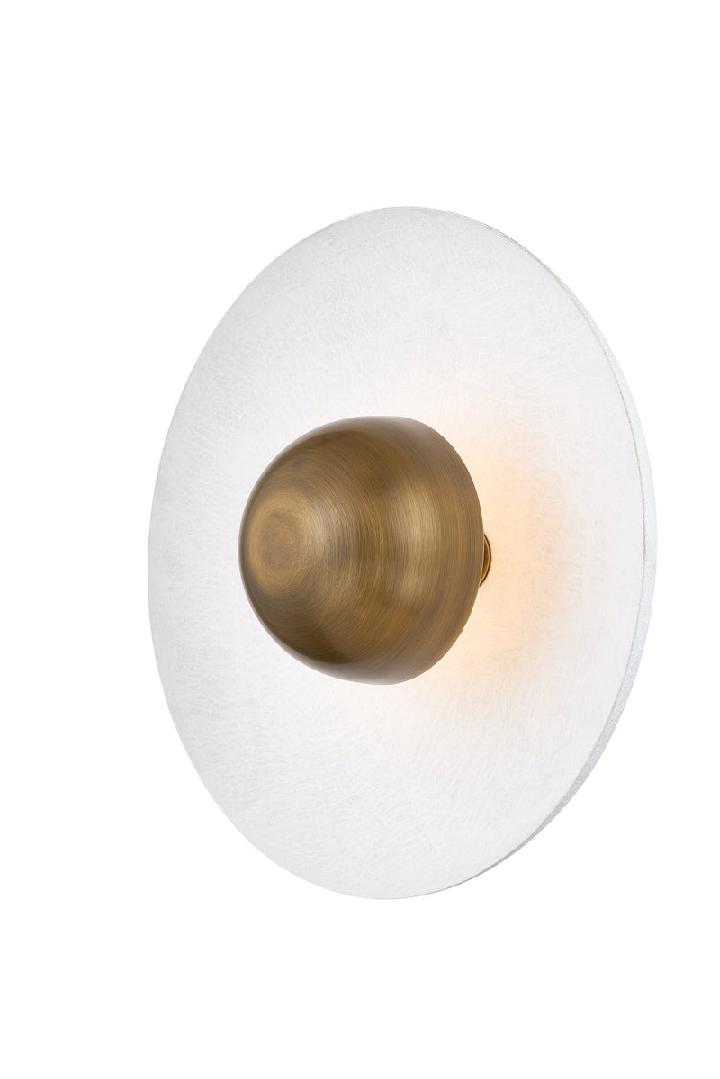 Lighting - Flush Mount Noah 1 Light Flush Mount // Patina Brass 