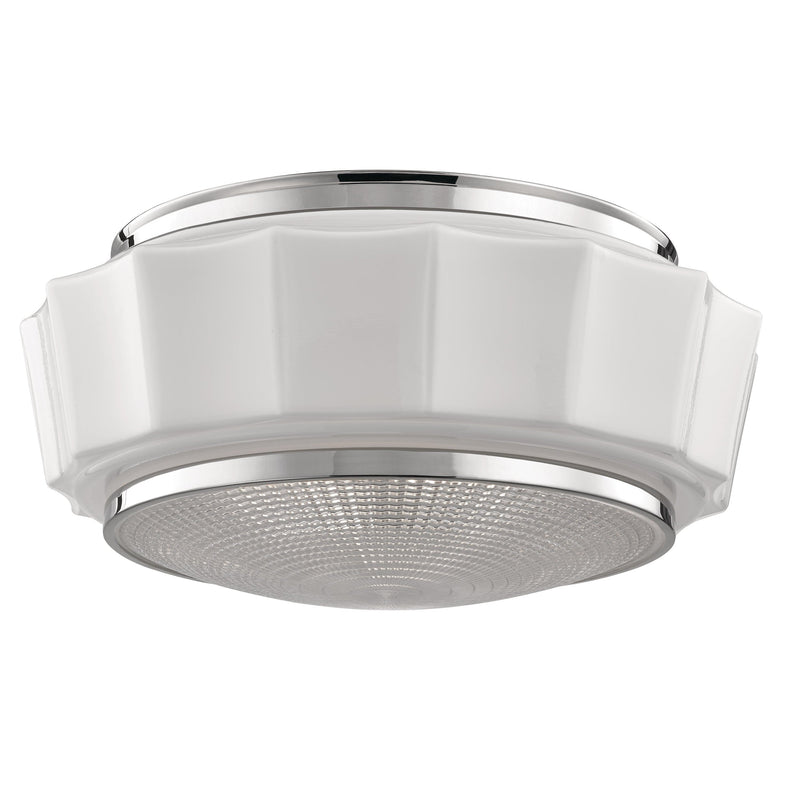 Lighting - Flush Mount Odessa 3 Light Flush Mount // Polished Nickel 