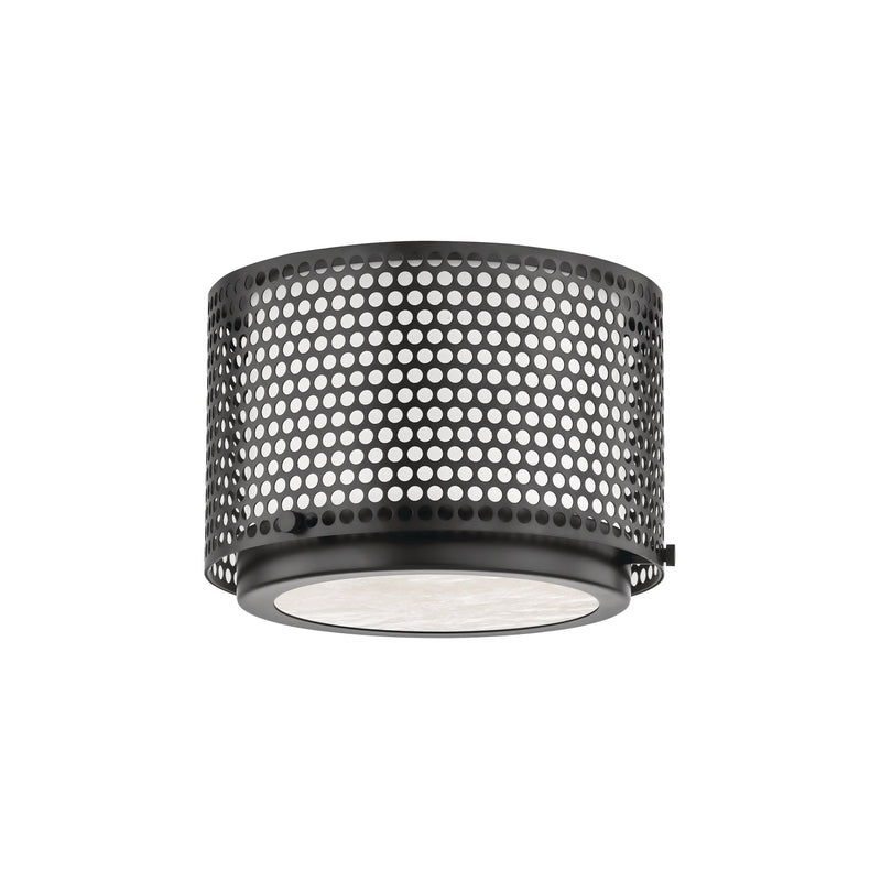 Lighting - Flush Mount Oracle 1 Light Flush Mount // Black Brass 