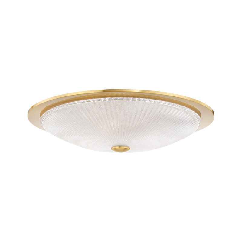 Lighting - Flush Mount Ossining 4 Light Flush Mount // Aged Brass 