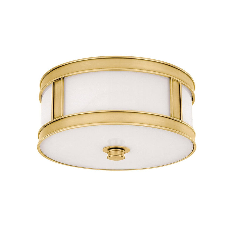 Lighting - Flush Mount Patterson 2 Light Flush Mount // Aged Brass 