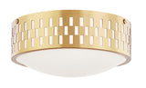 Lighting - Flush Mount Phoebe 2 Light Flush Mount // Aged Brass 