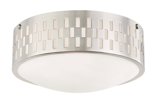 Lighting - Flush Mount Phoebe 2 Light Flush Mount // Polished Nickel 