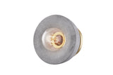 Lighting - Flush Mount Poppy 1 Light Flush Mount // Aged Brass 