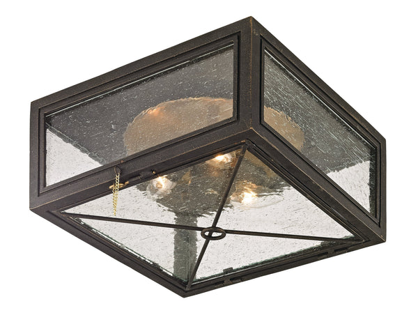 Lighting - Flush Mount Randolph 3 Light Flush // Vintage Bronze 