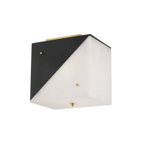 Lighting - Flush Mount Ratio 3 Light Flush Mount // Aged Brass 