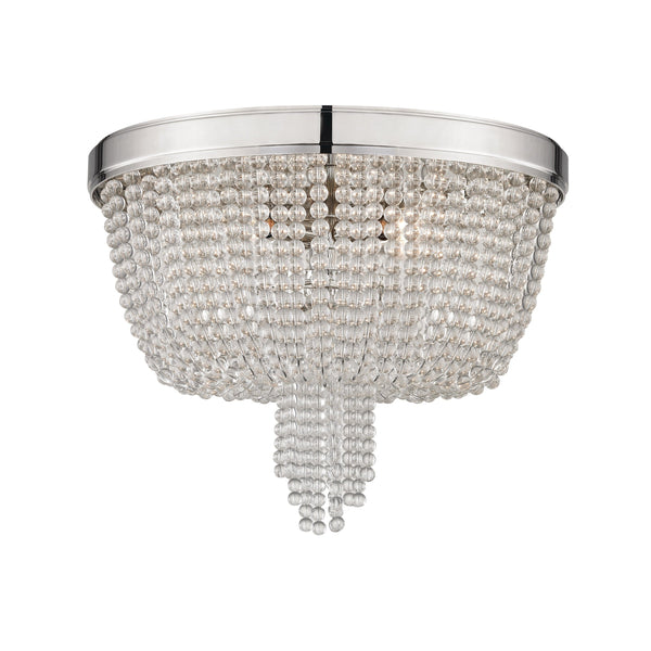 Lighting - Flush Mount Royalton 4 Light Flush Mount // Polished Nickel 