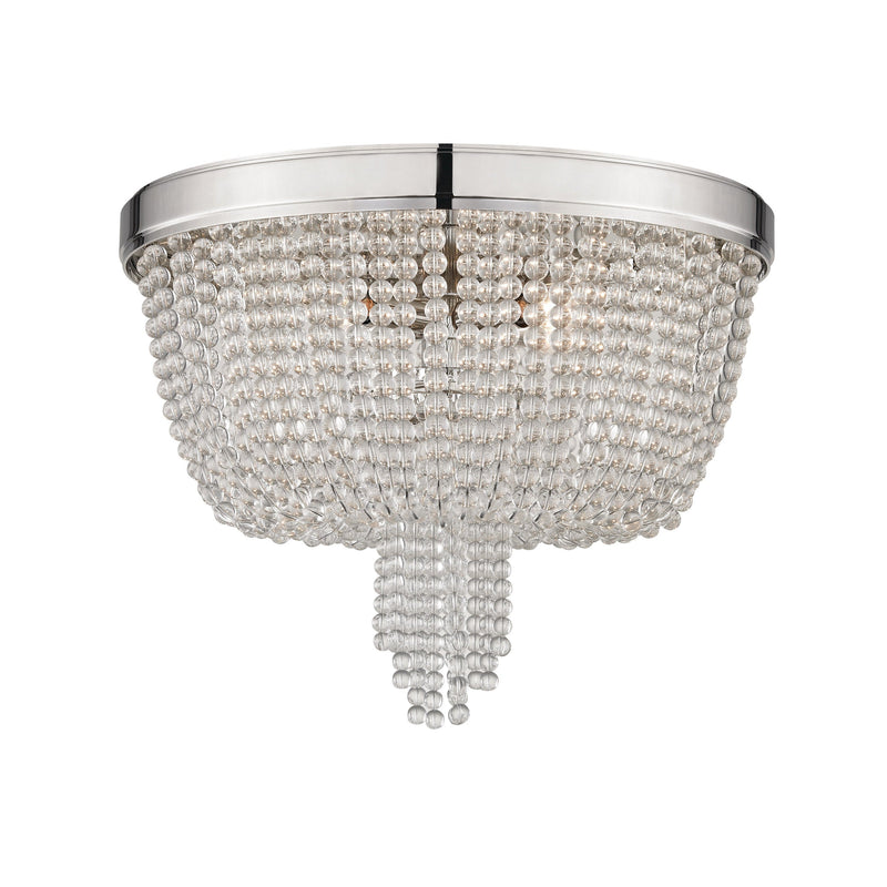 Lighting - Flush Mount Royalton 4 Light Flush Mount // Polished Nickel 