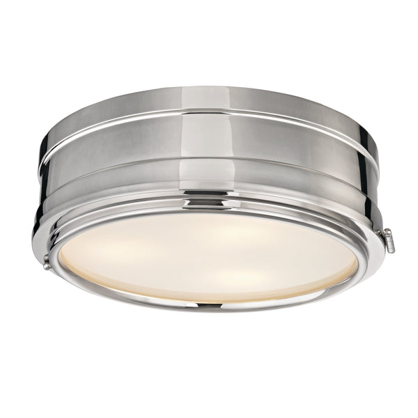 Lighting - Flush Mount Rye 3 Light Flush Mount // Polished Nickel 