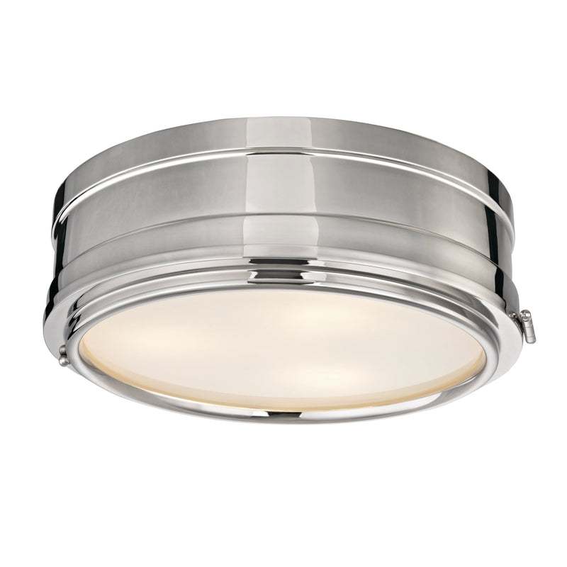 Lighting - Flush Mount Rye 3 Light Flush Mount // Polished Nickel 