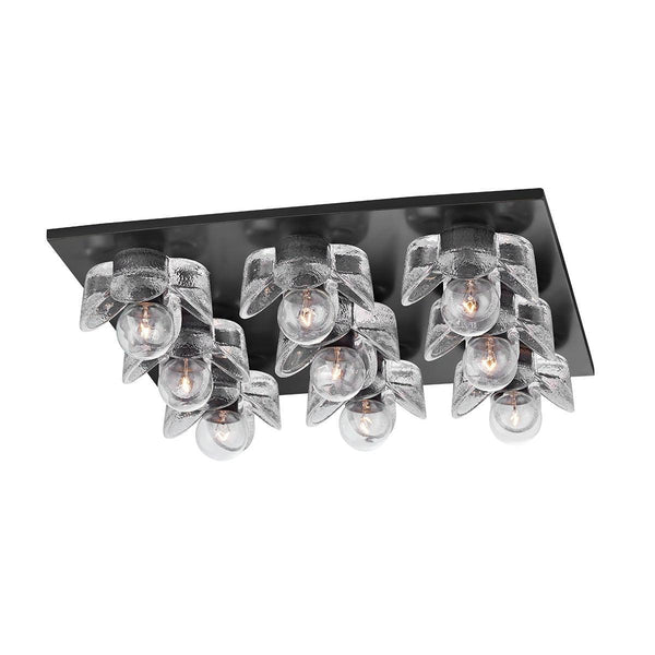 Lighting - Flush Mount Shea 9 Light Flush Mount // Old Bronze 