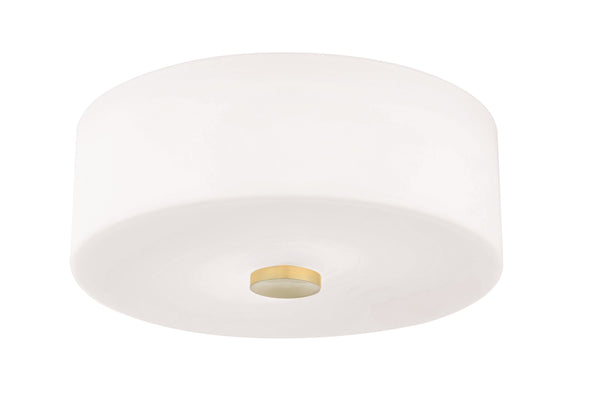 Lighting - Flush Mount Sophie 2 Light Flush Mount // Aged Brass 