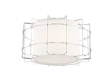 Lighting - Flush Mount Sovereign 2 Light Flush Mount // Polished Nickel 