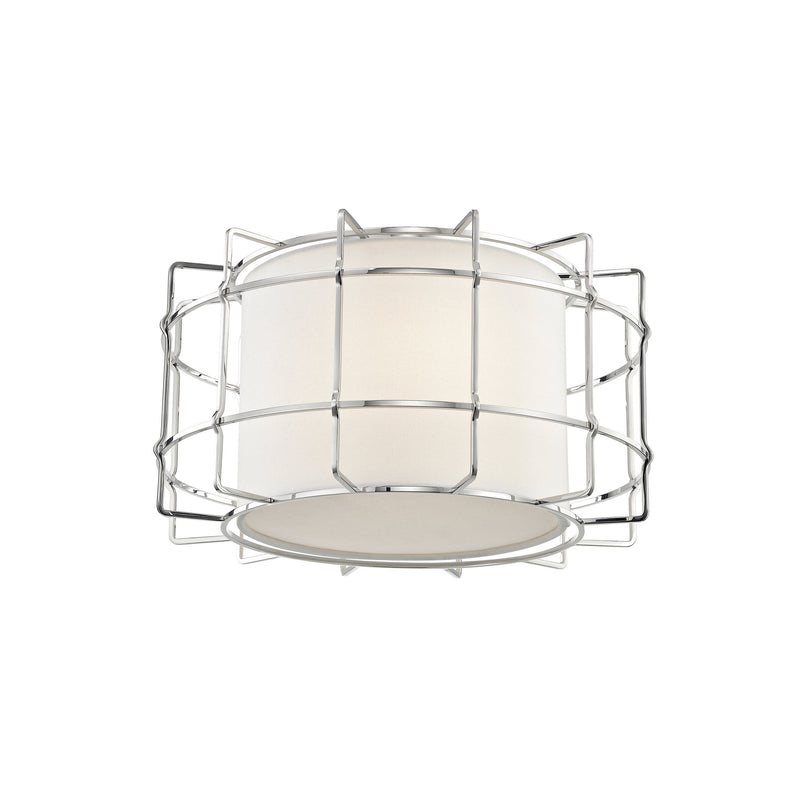 Lighting - Flush Mount Sovereign 2 Light Flush Mount // Polished Nickel 