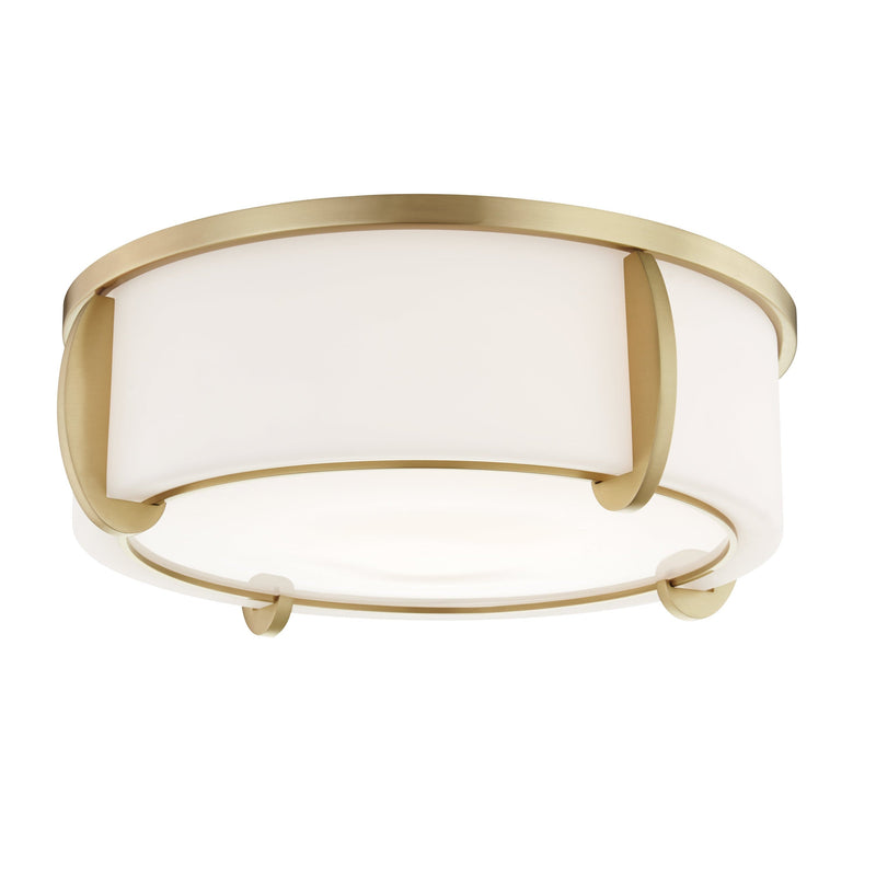 Lighting - Flush Mount Talon 3 Light Large Flush Mount // Aged Brass 