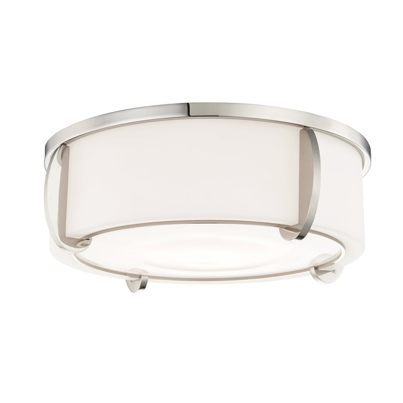 Lighting - Flush Mount Talon 3 Light Large Flush Mount // Polished Nickel 