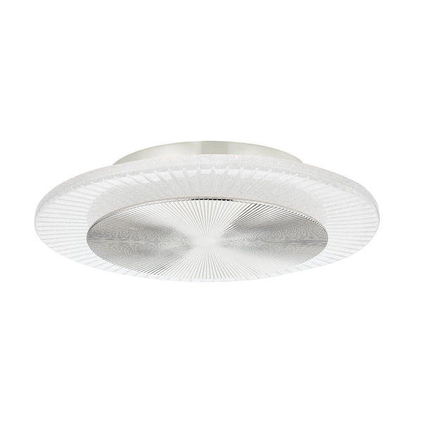 Lighting - Flush Mount Topaz 1 Light Flush Mount // Polished Nickel 