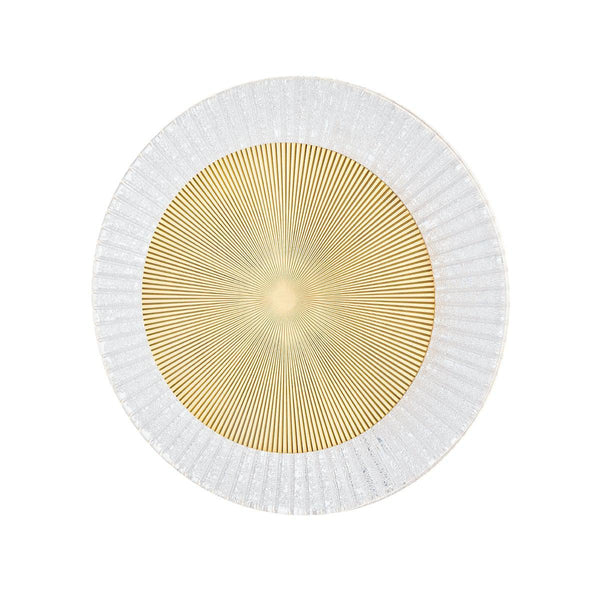 Lighting - Flush Mount Topaz 1 Light Flush Mount // Vintage Polished Brass 