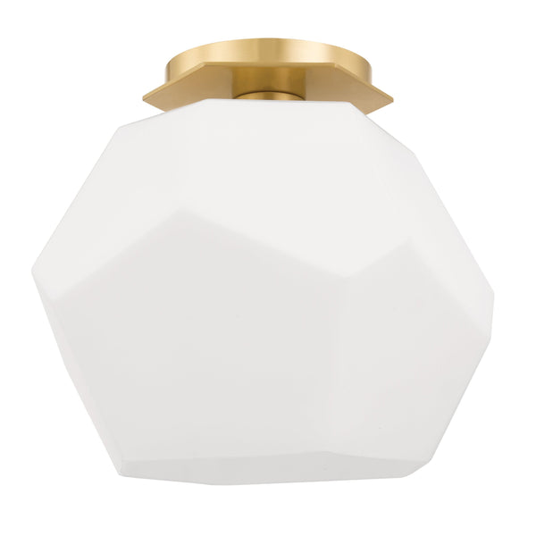 Lighting - Flush Mount Tring 1 Light Flush Mount // Aged Brass 