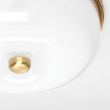 Lighting - Flush Mount Wendy 2 Light Flush Mount // Aged Brass 