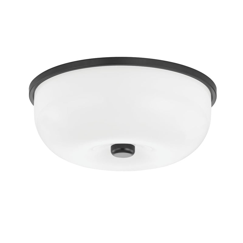 Lighting - Flush Mount Wendy 2 Light Flush Mount // Soft Black 