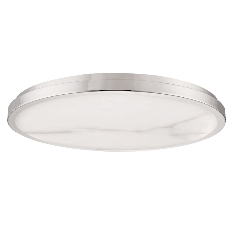 Lighting - Flush Mount Woodhaven 24" Led Flush Mount // Polished Nickel 