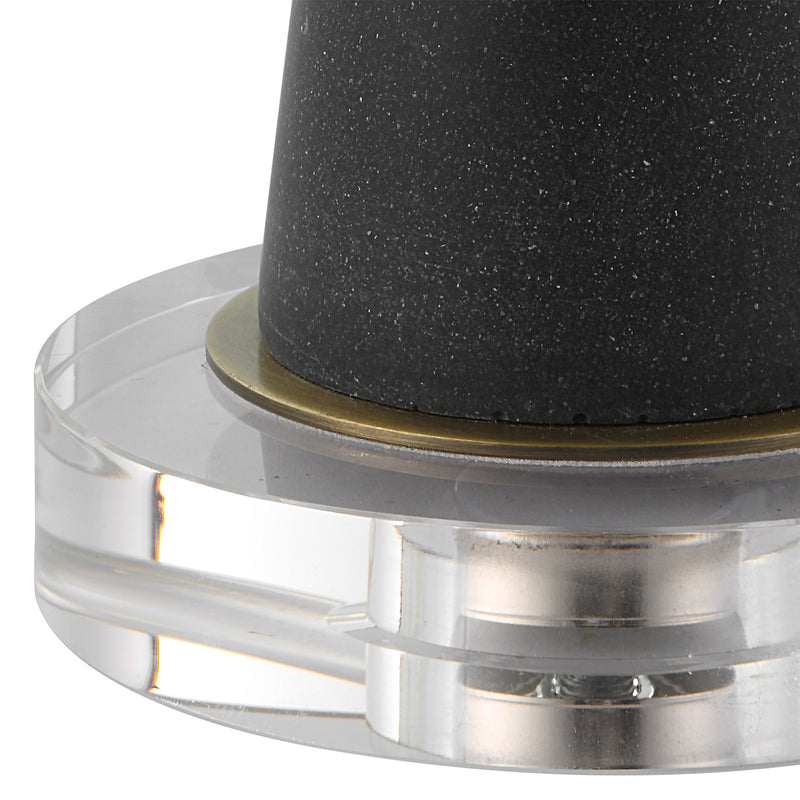 Lighting Fountain Black Stone Buffet Lamp 