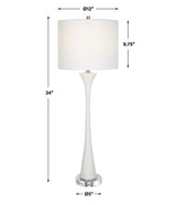 Lighting Fountain White Marble Buffet Lamp 