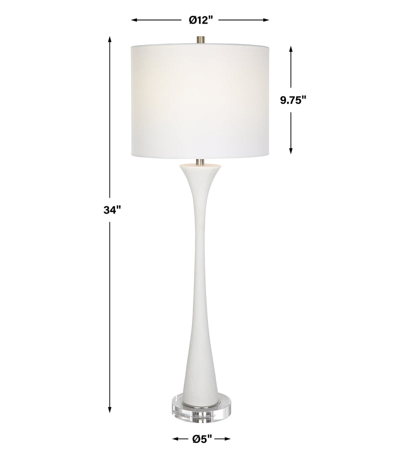 Lighting Fountain White Marble Buffet Lamp 