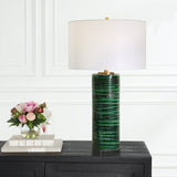 Lighting Galeno Emerald Green Table Lamp 